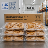 Filet de cuisse de poulet grillé au charbon de bois - Viande de poulet surgelée de qualité supérieure, poulet frit et collations pour fêtes, destiné aux acheteurs exportateurs mondiaux