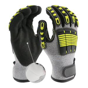 Maxipact tùy chỉnh TPR Nitrile chống cắt găng tay Sandy cut 4 xây dựng chống tác động bảo vệ mỏ dầu an ninh cho an toàn - Product Image 1