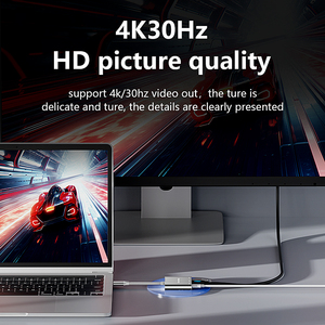 Blueind סוג מתאם c hdtv ל pd usb hdtv 4k hdtv-מתאם ממיר רכזת מחשב נייד תחנת עגינה עבור מק-בוק מחשב נייד - Product Image 5