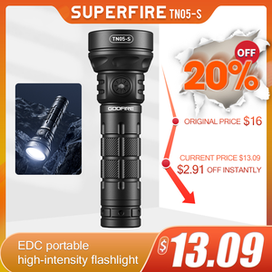 Đèn pin mạnh mẽ 20W 1900 <span class=keywords><strong>lumen</strong></span> TN05 EDC, hiệu suất cao, chất liệu nhôm chắc chắn, tích hợp nam châm, đèn <span class=keywords><strong>LED</strong></span> sạc lại - Product Image 3