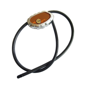 Yuefeng Maishi Steel <b>Cable</b> <b>Lock</b> Adjustable Telescopic Bicycle Motorcycle Door <b>Lock</b> Gray Orange ABS Alloy Material - Product Image 1