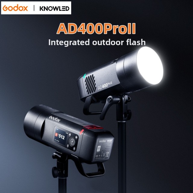 Godox AD400Pro II Second-Generation Outdoor Flash 400W High-Speed Sync US/EU Plug Professional Photography Fill-Light Strobe