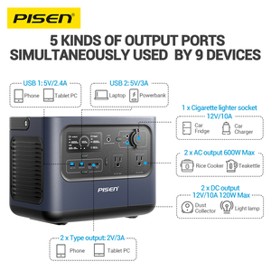 Générateur d'urgence pour le camping en plein air Electrique Portati <span class=keywords><strong>220v</strong></span> 240v Station d'énergie solaire à onde sinusoïdale pure 600wh <span class=keywords><strong>prise</strong></span> ue <span class=keywords><strong>avec</strong></span> panneaux - Product Image 4
