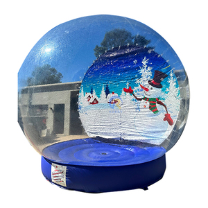 Vente en gros de boule gonflable de taille humaine de Noël de couleur magique boule de <span class=keywords><strong>neige</strong></span> gonflable de maison de bulle de <span class=keywords><strong>neige</strong></span> pour la <span class=keywords><strong>location</strong></span> - Product Image 2
