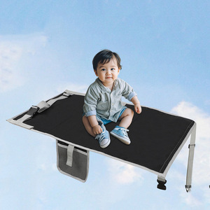 Extensor de asiento de avión portátil para niños, reposapiés, cama de viaje para niños pequeños, plegable de nailon para uso en vuelos - Product Image 1