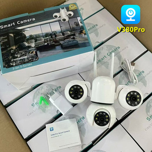 V380Pro Indoor Triple Lens 6MP <b>WiFi</b> PTZ Camera 1080P Night Vision Voice Intercom Memory Card Storage - Product Image 3