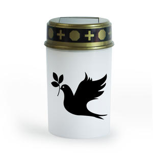 Lampe <span class=keywords><strong>solaire</strong></span> de <span class=keywords><strong>cimetière</strong></span> à LED personnalisée étanche scintillement bougies commémoratives décoration de <span class=keywords><strong>cimetière</strong></span> lumière commémorative extérieure - Product Image 1