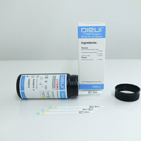 Venta al por mayor Dirui 2 artículos (proteína, glucosa) Tiras de prueba de orina de gran calidad para el hogar Tiras de prueba de análisis de orina