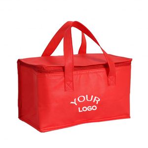 กระเป๋าเก็บความเย็นแบบใช้ซ้ำได้ ผลิตจากผ้าไม่ถักทอ พิมพ์ลายได้ตามต้องการ ของขวัญส่งเสริมการขายสำหรับส่งอาหารและอาหารแบบนำกลับบ้าน ขายดีในปี 2025 - Product Image 6