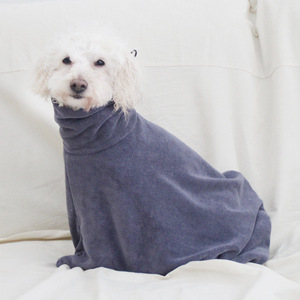 Dog Bath Bag Microfiber Quick Drying Absorbent Towel For <b>Pet</b> <b>Cleaning</b> And <b>Bathing</b> Blue Gray Orange - Product Image 2