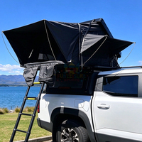 Tenda Atap Mobil Hard Shell untuk 4 Orang, Tenda Atap Truk untuk Berkemah, Tenda Atap Mobil Lipat Portabel, Garasi Berkemah Mobil, Tenda Atap Lipat