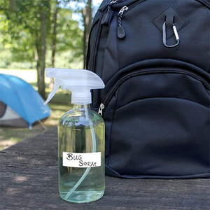 16oz rõ ràng Boston Vòng Kính súng phun chai với biểu tượng tùy chỉnh hộp đóng gói bơm phun cho chất lỏng xà phòng dầu Màn hình in ấn - Product Image 5