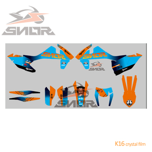 SNOR Kit de Calcomanías de <span class=keywords><strong>Vinilo</strong></span> de Gran Venta <span class=keywords><strong>para</strong></span> Motocicletas de Carreras KTM, Gráficos y Adhesivos Plásticos Autocollants - Product Image 3