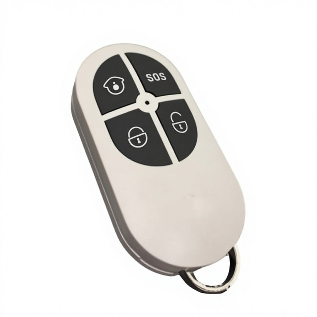 PB-422R Burglar Alarm System with Wireless Remote Control 433mhz 868mhz ABS Material Arm/Disarm/Emergency Button Focus