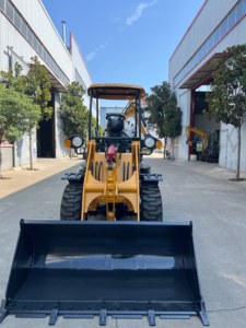 <b>Small</b> Mini Backhoe <b>Wheel</b> Loader Diesel Engine 0.6 M³ Bucket High Load Capacity Compact Construction Machine - Product Image 5
