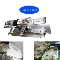 Machine de conditionnement en plastique réglable de 6 pouces pour l'alimentation semi-automatique constante mendicité fonction ouverte remplissage ouverture marchandises