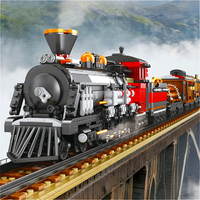 Reobrix 66806 2026 Nuevo Modelo de Tren de Vapor MOC Western 578, Juguetes Educativos DIY, Regalos para Niños y Adultos, Juego de Bloques de Construcción de 2851 Piezas