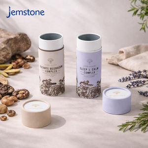 Tube en carton personnalisé, durable et recyclable pour suppléments gélifiés, emballage cylindrique en papier pour poudre de collagène, tube en papier alimentaire de qualité alimentaire - Product Image 3