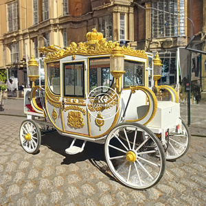Carruaje de Caballos Eléctrico Clásico en Venta, Asiento Suave, Carruaje Real para Turismo, Romántico Carruaje sin Caballos - Product Image 3