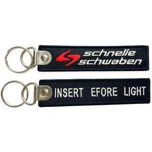 Hot Sale High Quality Double Side Embroidery Fabric Keychain Keytag / Keyring/Jet <b>Tag</b>/Keychains - Product Image 4