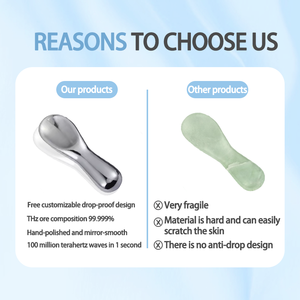 Terahertz Gua Sha Cuchara de masaje de belleza Cuidado DE LA PIEL Piedra Gua Sha Herramienta para masaje facial y corporal - Product Image 6