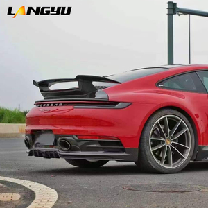 Pièces et accessoires pour véhicules Langyu Systèmes de carrosserie automobile Aileron arrière pour Prosche911 992 SD Style Dry Carbon Fiber Tail <span class=keywords><strong>Spiler</strong></span> 2020 + - Product Image 6