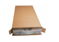 Flacher Rechteck-Papier karton Schmale Seiten verpackung Papier box Versand box für Gemälde oder Foto rahmen Verpackung Wellpappe