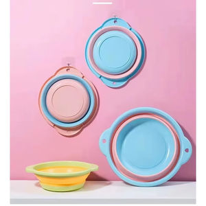 Jolie <span class=keywords><strong>Bassine</strong></span> Pliable en <span class=keywords><strong>Silicone</strong></span> Épaissi pour Enfants Bassin Rétractable Personnalisé pour Bébé Usage Domestique - Product Image 5