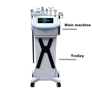 Appareil facial 9 en 1 avec logo personnalisé, rajeunissement de la peau, jet d'oxygène, lifting cutané, élimination des rides, équipement de beauté pour le soin du visage - Product Image 4