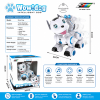 Robot chien patrouilleur intelligent K10 en gros, jouet électronique interactif pour enfants, cadeau pour jeunes enfants