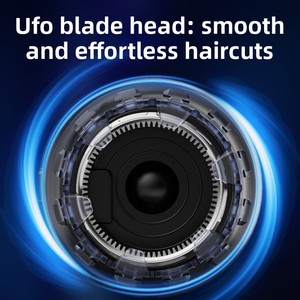 Tondeuse à cheveux professionnelle sans fil rechargeable avec design étanche IPX7 et affichage LED de la puissance pour hommes, usage domestique ou par un barbier - Product Image 2