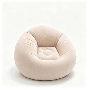 Canapé gonflable individuel floqué, design moderne, pour usage extérieur, pliable - Product Image 1