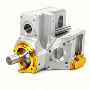 Usine OEM personnalisé peint sablage galvanoplastie pièces métalliques usinage CNC service en aluminium bloc de collecteur hydraulique - Product Image 5