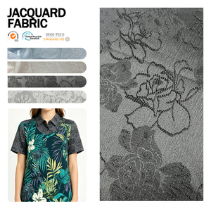 Tela brocada jacquard personalizada con diseño de patrón exclusivo, artesanía profesional para suministro de prendas personalizadas - Product Image 1