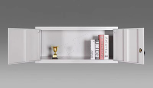 オフィス用家庭用フレームが狭い金属製オフィス用食器棚2スイングドアトップファイリングスチール製オフィスファイルキャビネット - Product Image 6