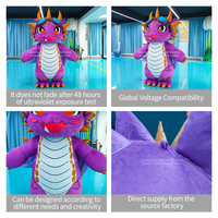 Fournisseur direct d'usine, poupées gonflables interactives personnalisables de la marque NIDO, dragon de dessin animé qui marche, dispositif interactif, publicité