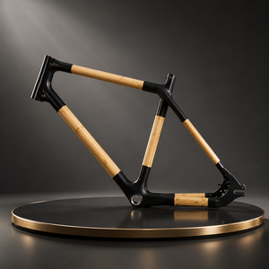 Custom Painted Bamboo Labs Mountain Bike <b>Frame</b> Aluminum Alloy with Universal Compatibility and Unique Geometries - Product Image 2