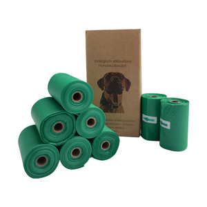 Wholesale Corn Starch Based 100% <b>Compostable</b> Biodegradable Pet Dog Waste Poop <b>Bags</b> - Product Image 2