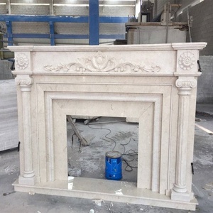 Marble <strong>Fireplace</strong> Mantelpieces Freestanding Wood-burning <strong>Fireplaces</strong> Customizable <strong>Fireplace</strong> <strong>TV</strong> <strong>Units</strong> Indoor Traditional Design for - Product Image 5