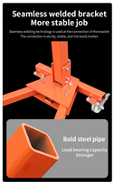 Mini grue à bras portable de 500 kg, palan à moteur, fonctionnement manuel, conception pliable en métal, vente au détail, hôtels, usine de fabrication, nouvelle corde métallique