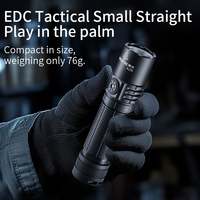 Puissant 1800LM en alliage d'aluminium EDC lampe de poche étanche Rechargeable tactique LED torche lumière pour Camping activités de plein air