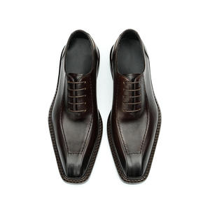 Nouvelles Chaussures Oxford pour Hommes DSYX Factory, Meilleures Ventes, en Cuir Véritable, Grande Taille, à Enfiler, Fermées, Légères et Respirantes, Idéales pour les Affaires et les Mariages - Product Image 1