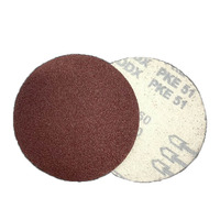 Disque abrasif en oxyde d'aluminium de 75 mm avec fixation auto-agrippante, grain 40 # -3000 #   Dureté moyenne pour meuleuse d'angle, polissage du métal et du bois, OEM