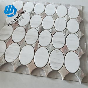 Piastrelle in marmo bianco in pietra naturale lastre di Calacatta piastrelle in marmo Nero Marquino - Product Image 3