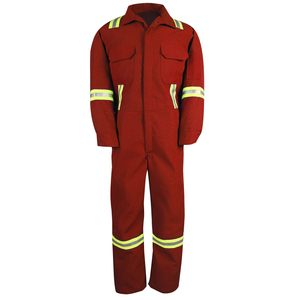 Salut Vis 88% Coton 12% Nylon Minière Workmaster Combinaison Uniforme De Travail De Sécurité Résistante Aux Flammes - Product Image 2