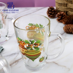 <span class=keywords><strong>Taza</strong></span> <span class=keywords><strong>de</strong></span> Vidrio Clásica <span class=keywords><strong>de</strong></span> 330 ml con <span class=keywords><strong>Diseño</strong></span> Navideño para Té, Café, Jugo, Vaso para Beber con Calcomanía <span class=keywords><strong>Navideña</strong></span>, <span class=keywords><strong>Taza</strong></span> <span class=keywords><strong>de</strong></span> Vidrio Transparente - Product Image 2
