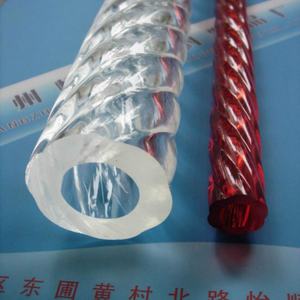 Tube en plastique transparent, tube en plastique coloré, petit entonnoir en plastique - Product Image 4