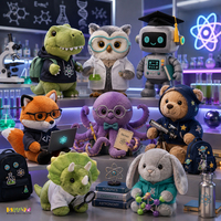 Peluche Mascotte d'Équipe Sportive Personnalisée Cadeaux d'Esprit Scolaire Écologiques Vente en Gros Fournisseur d'Usine OEM