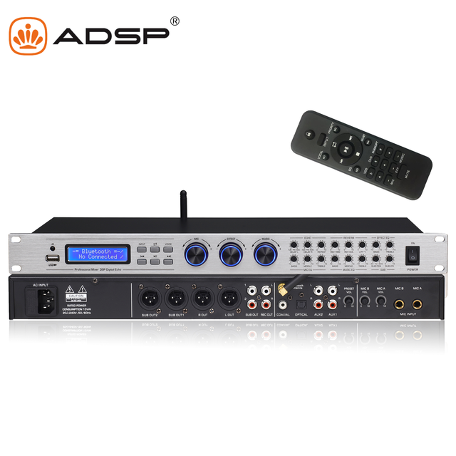 With Full Function KTV Karaoke Player Digital Mixer Reverb Echo Audio Processor