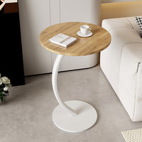 Table d'appoint ronde mini simple pour usage intérieur, polyvalente, gain de place, élégante, pour le thé, pour l'approvisionnement transfrontalier